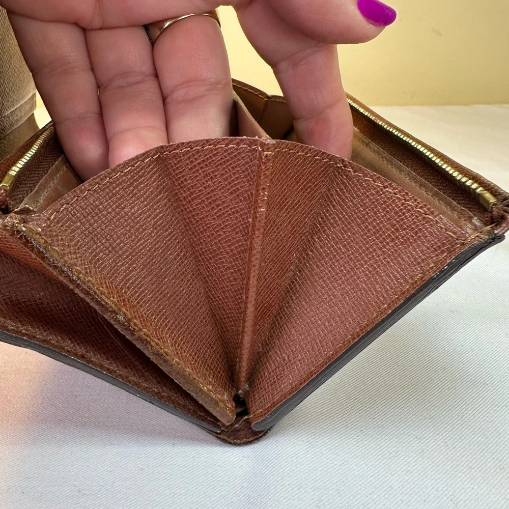 Louis Vuitton Monogram Portefeuille Tresor Wallet CA0041 Spain 2001 - Picture 9 of 13